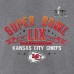 Футболка Kansas City Chiefs Super Bowl LIX Made It - Heather Gray