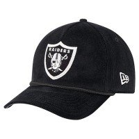 Бейсболка Las Vegas Raiders New Era Black Cord Corduroy 9FORTY A-Frame