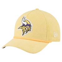 Бейсболка Minnesota Vikings New Era Gold Cord Corduroy 9FORTY A-Frame
