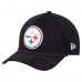 Бейсболка Pittsburgh Steelers New Era Black Cord Corduroy 9FORTY A-Frame