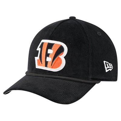 Бейсболка Cincinnati Bengals New Era Black Cord Corduroy 9FORTY A-Frame