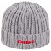 Kansas City Chiefs New Era Gray Knit Hat with Visor