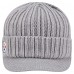 Pittsburgh Steelers New Era Gray Knit Hat with Visor