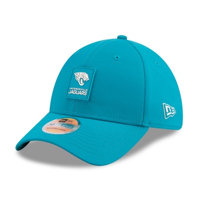 Бейсболка Jacksonville Jaguars New Era Teal 2025 Sideline 39THIRTY