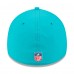 Бейсболка Miami Dolphins New Era Aqua 2025 Sideline 39THIRTY