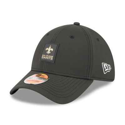 Бейсболка New Orleans Saints New Era Black 2025 Sideline 39THIRTY