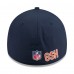 Бейсболка Chicago Bears New Era Navy 2025 Sideline 39THIRTY