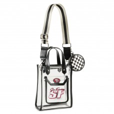 San Francisco 49ers WEAR by Erin Andrews Clear Stadium Crossbody Purse with Coin Pouch
