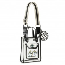 Green Bay Packers WEAR by Erin Andrews Clear Stadium Crossbody Purse with Coin Pouch