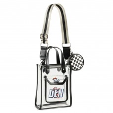 Denver Broncos WEAR by Erin Andrews Clear Stadium Crossbody Purse with Coin Pouch