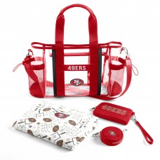 San Francisco 49ers WEAR by Erin Andrews Clear Stadium Baby Bag