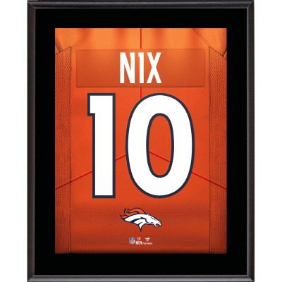 Bo Nix Denver Broncos Fanatics Authentic 10.5 x 13 Jersey Number Sublimated Player Plaque