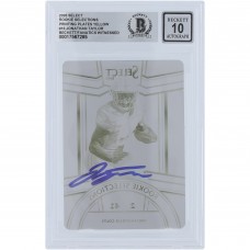 Jonathan Taylor Indianapolis Colts Autographed 2020 Panini Select Yellow Printing Plate #16 #1/1 Beckett Fanatics Witnessed Authenticated 10 Rookie Card