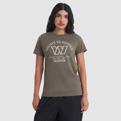 Футболка Женская Washington Commanders Nike Olive 2025 Salute to Service Sideline