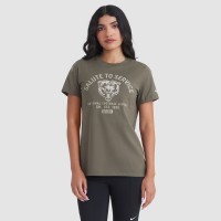 Футболка Женская Chicago Bears Nike Olive 2025 Salute to Service Sideline