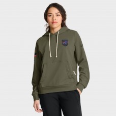 Толстовка Женская Buffalo Bills Nike Olive 2025 Salute to Service Sideline Standard Issue Dri-FIT