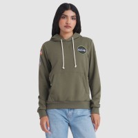 Женская Seattle Seahawks Nike Olive 2025 Salute to Service Sideline Standard Issue Dri-FIT Hoodie