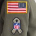 Толстовка Женская Philadelphia Eagles Nike Olive 2025 Salute to Service Sideline Standard Issue Dri-FIT