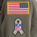 Толстовка Женская Cleveland Browns Nike Olive 2025 Salute to Service Sideline Standard Issue Dri-FIT