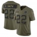 Игровая джерси Dallas Cowboys Emmitt Smith Nike Olive 2025 Salute to Service Retired Limited