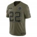 Игровая джерси Dallas Cowboys Emmitt Smith Nike Olive 2025 Salute to Service Retired Limited