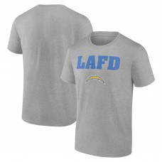 Unisex Los Angeles Chargers Gray LAFD T-Shirt