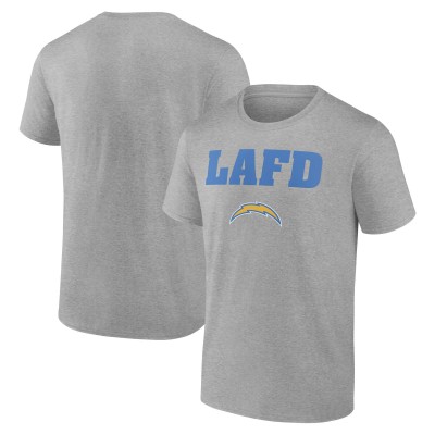 Unisex Los Angeles Chargers Gray LAFD T-Shirt