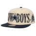 Dallas Cowboys Mitchell & Ness Cream Across the Board Snapback Hat