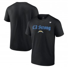 Unisex Los Angeles Chargers Fanatics Black LA Strong T-Shirt