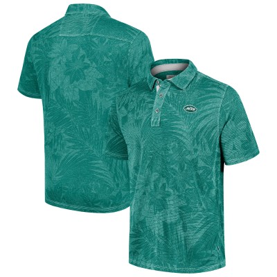 New York Jets Tommy Bahama Green Sport Santiago Paradise Polo