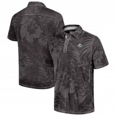 Miami Dolphins Tommy Bahama Black Sport Santiago Paradise Polo