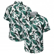 New York Jets Tommy Bahama Green Sunnyvale Blooms Camp Button-Up Shirt New York Jets Tommy Bahama Green Sunnyvale Blooms Camp Button-Up Shirt