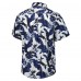 Рубашка с коротким рукавом Chicago Bears Tommy Bahama Navy Sunnyvale Blooms Camp