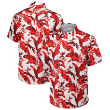 Arizona Cardinals Tommy Bahama Cardinal Sunnyvale Blooms Camp Button-Up Shirt Arizona Cardinals Tommy Bahama Cardinal Sunnyvale Blooms Camp Button-Up Shirt