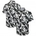 Los Angeles Chargers Tommy Bahama Black Sunnyvale Blooms Camp Button-Up Shirt