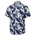 Seattle Seahawks Tommy Bahama College Navy Sunnyvale Blooms Camp Button-Up Shirt