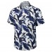 New England Patriots Tommy Bahama Navy Sunnyvale Blooms Camp Button-Up Shirt