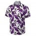 Рубашка с коротким рукавом Baltimore Ravens Tommy Bahama Purple Sunnyvale Blooms Camp