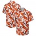 Рубашка с коротким рукавом Miami Dolphins Tommy Bahama Orange Sunnyvale Blooms Camp