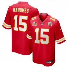Kansas City Chiefs Patrick Mahomes Nike Red Super Bowl LIX Game Jersey
