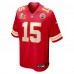 Kansas City Chiefs Patrick Mahomes Nike Red Super Bowl LIX Game Jersey