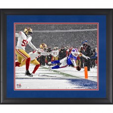Josh Allen Buffalo Bills Fanatics Authentic Framed 16” x 20” Week 13 vs. San Francisco 49ers Snow Touchdown Photograph