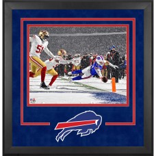 Josh Allen Buffalo Bills Fanatics Authentic Deluxe Framed 16” x 20” Week 13 vs. San Francisco 49ers Snow Touchdown Photograph