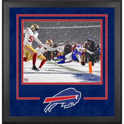 Josh Allen Buffalo Bills Fanatics Authentic Deluxe Framed 16” x 20” Week 13 vs. San Francisco 49ers Snow Touchdown Photograph