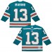 Miami Dolphins Dan Marino Mitchell & Ness Aqua Maxxed Out Fashion Hockey Jersey