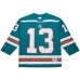 Miami Dolphins Dan Marino Mitchell & Ness Aqua Maxxed Out Fashion Hockey Jersey