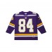 Minnesota Vikings Randy Moss Mitchell & Ness Purple Maxxed Out Fashion Hockey Jersey