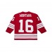 San Francisco 49ers Joe Montana Mitchell & Ness Scarlet Maxxed Out Fashion Hockey Jersey