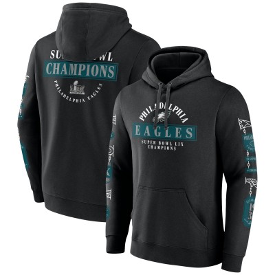 Толстовка Philadelphia Eagles Super Bowl LIX Champions - Black