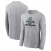 Футболка с длинным рукавом Philadelphia Eagles Nike Super Bowl LIX Champions Local - Heather Gray